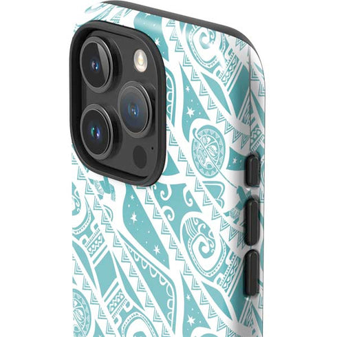 Disney Princess Moana Pattern iPhone 16 Pro Max Impact Case